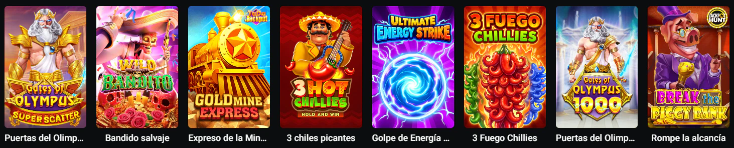 Leon Casino tragaperras y selección de juegos